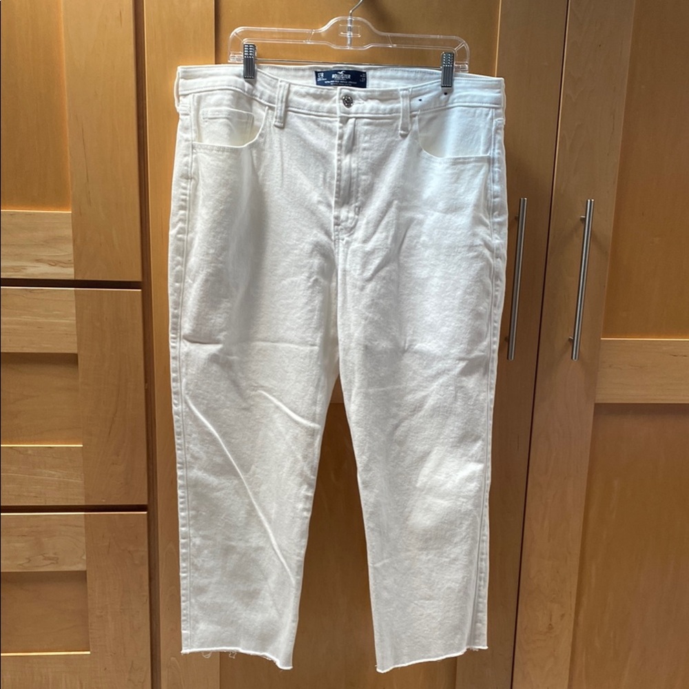 Hollister white Denim Jeans